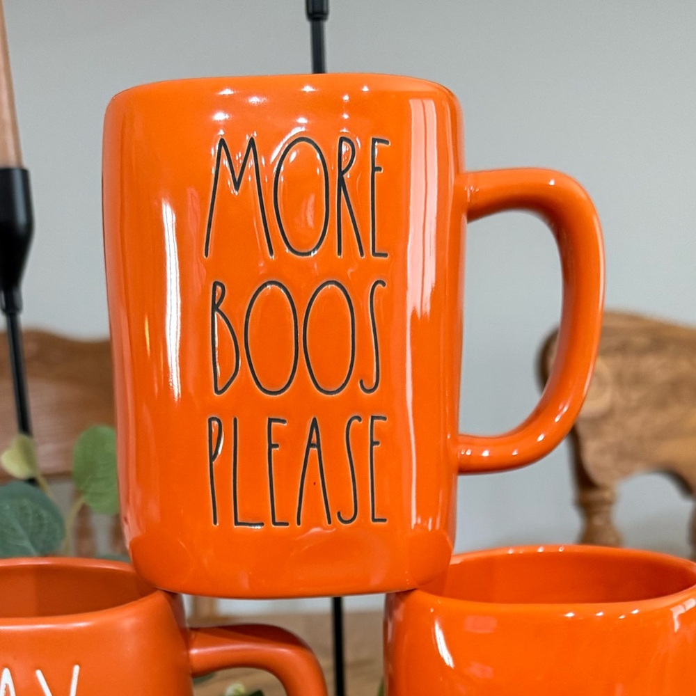 Orange Ceramic Mug - More Boos Please